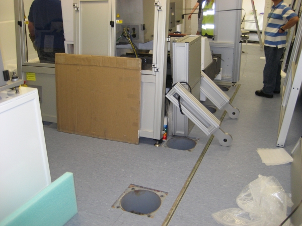 Sensitive Equipment on Sprung Inertia Base